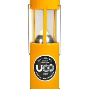 Meilleure affaire 😉 Randonnee Pedestre Uco Original Lantern Lanterne Camping + Bougie – Jaune 🎉 11