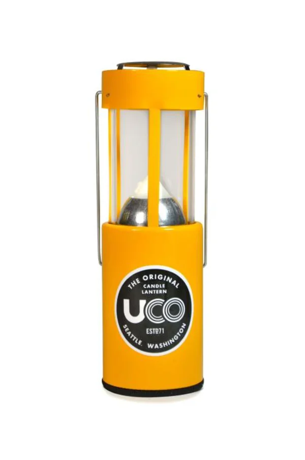 Meilleure affaire 😉 Randonnee Pedestre Uco Original Lantern Lanterne Camping + Bougie – Jaune 🎉 4