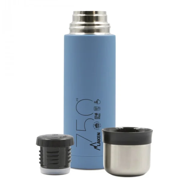 Nouveau 🎁 Lake Thermo Laken 0,75l Inox Bleu ✔️ 1