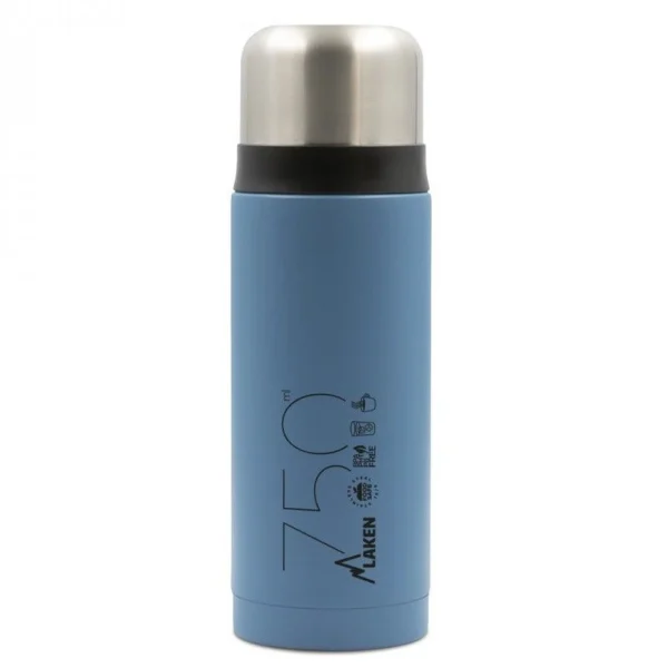 Nouveau 🎁 Lake Thermo Laken 0,75l Inox Bleu ✔️ 4