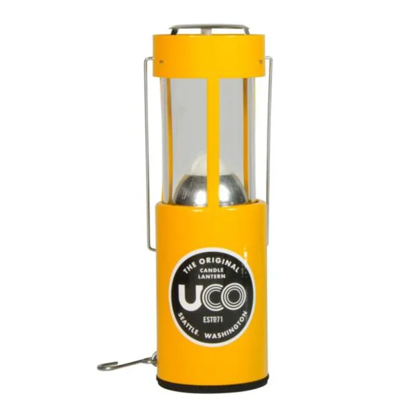 Meilleure affaire 😉 Randonnee Pedestre Uco Original Lantern Lanterne Camping + Bougie – Jaune 🎉 1