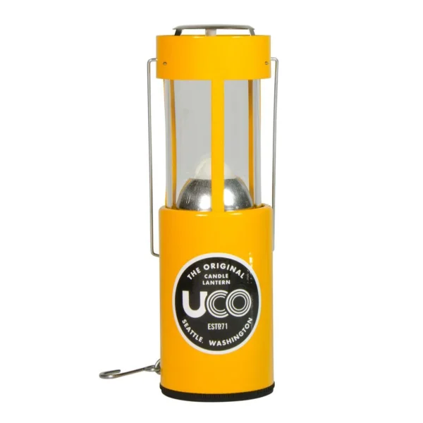 Meilleure affaire 😉 Randonnee Pedestre Uco Original Lantern Lanterne Camping + Bougie – Jaune 🎉 5