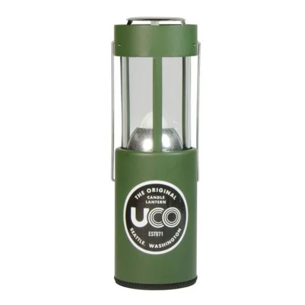Coupon 😍 Randonnee Pedestre Uco Original Lantern Lanterne Camping + Bougie – Verte 😍 1
