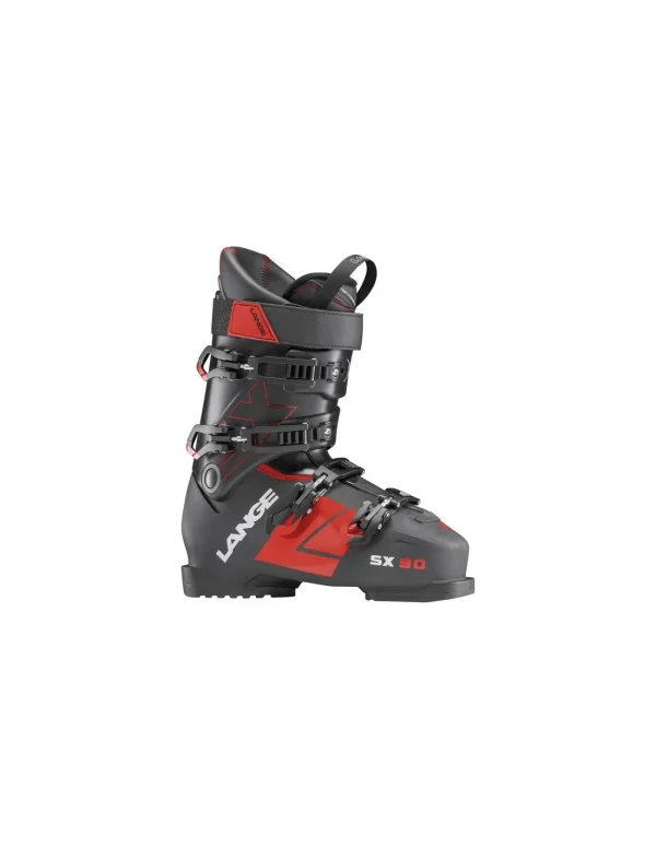 Chaussures De Ski Neuves Lange SX 90 Noire Rouge 2018 Taille 30.5 Mondopoint 1