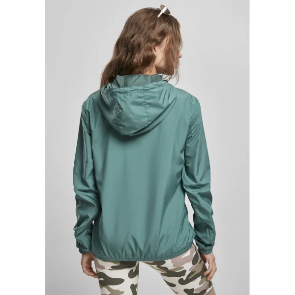 Vente flash ✔️ Mode- Lifestyle Femme Urban Classics Veste Coupe Vent Femme Urban Classics (grandes Tailles) VERT 🔥 4