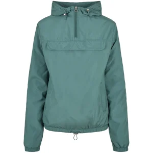 Vente flash ✔️ Mode- Lifestyle Femme Urban Classics Veste Coupe Vent Femme Urban Classics (grandes Tailles) VERT 🔥 14