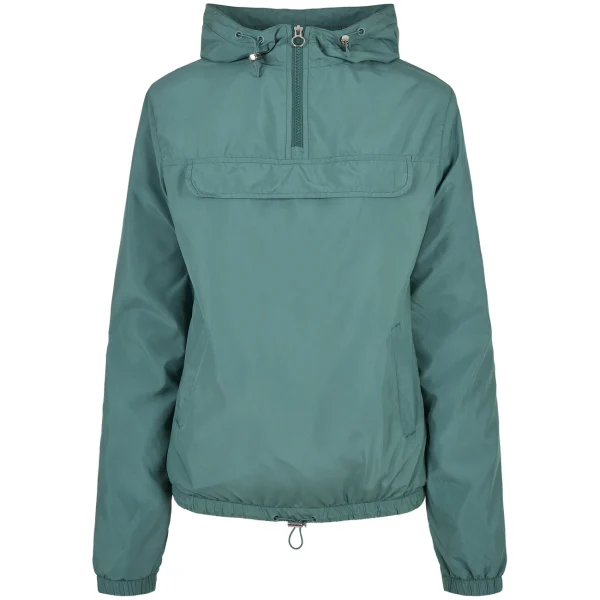 Vente flash ✔️ Mode- Lifestyle Femme Urban Classics Veste Coupe Vent Femme Urban Classics (grandes Tailles) VERT 🔥 5