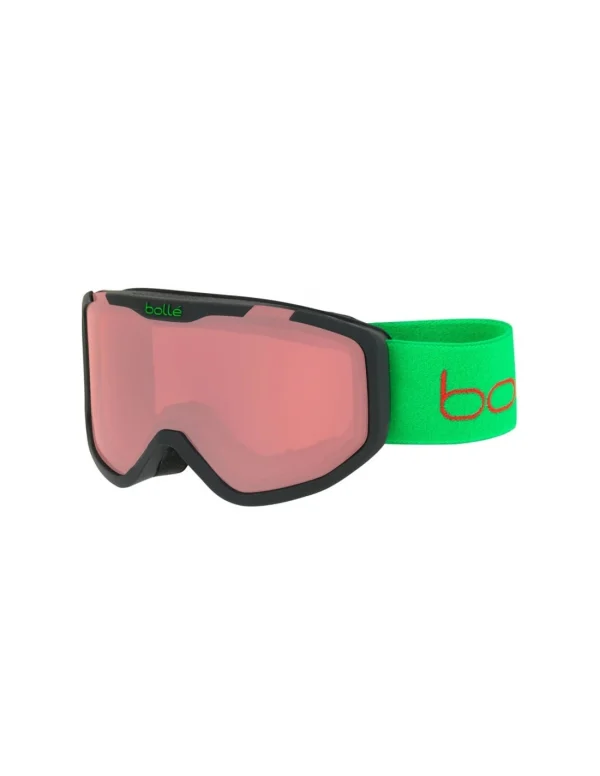 Masque De Ski Neuf Bollé Rocket Matt Black Bear Junior Catégorie 2 Tout Temps 1